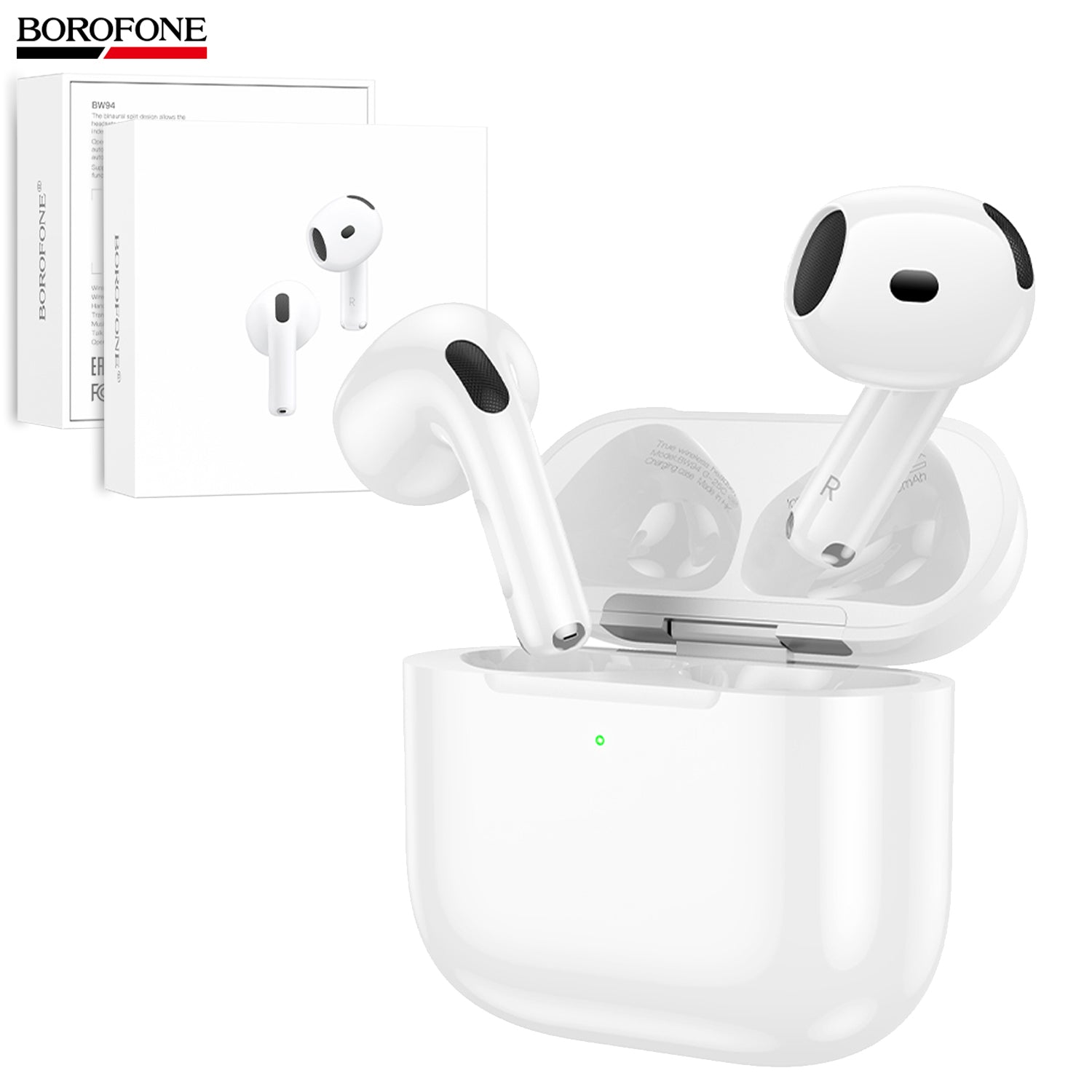 Borofone BW94 TWS True Wireless Stereo Headset Bluetooth Headphones With Microphone Earbuds Sports Headset Borofone BW94 TWS True Wireless Stereo Headset Bluetooth Headphones With Microphone Earbuds Sports Headset